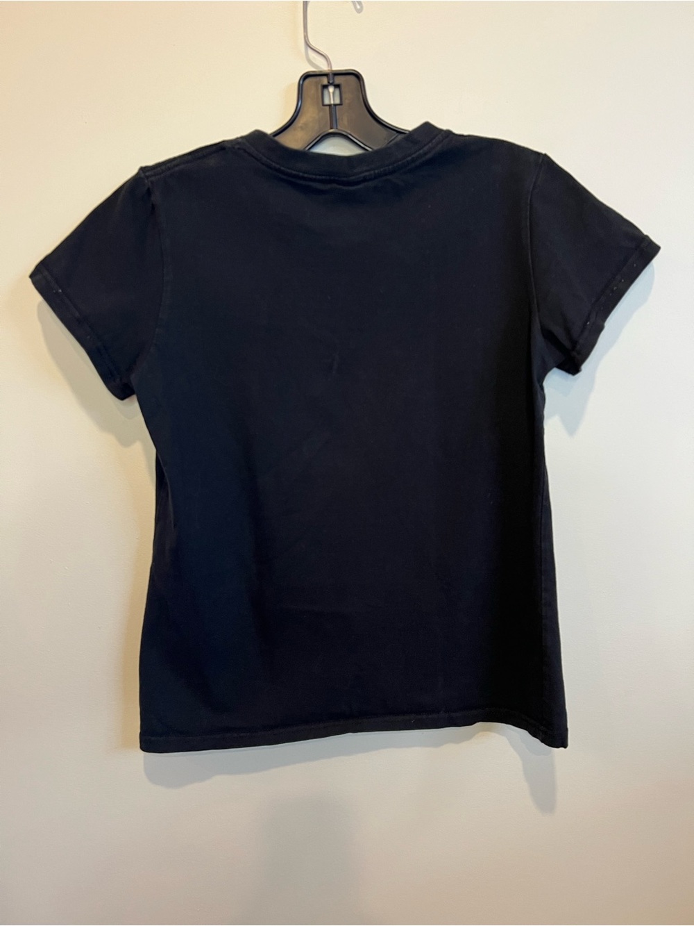 AC/DC Back In Black Graphic Band Tee Black Short Sleeve Crew Neck T-Shirt Medium - Picture 6 of 6